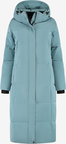 Travelin Vinterfrakke 'Freya' i blå: forside