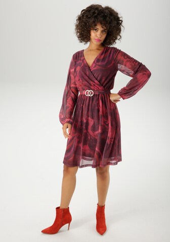 Aniston CASUAL Kleid in Rot: Vorderseite