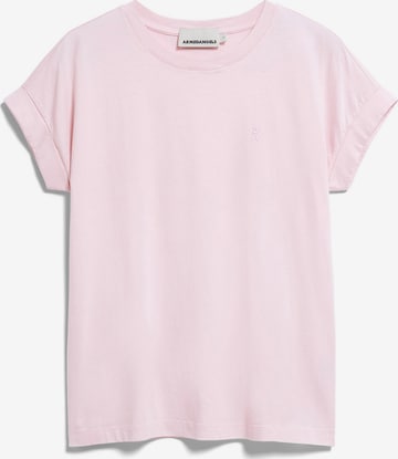 ARMEDANGELS Футболка 'IDAA' в Ярко-розовый: спереди