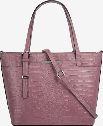 Cluty Handbag in Pink: front