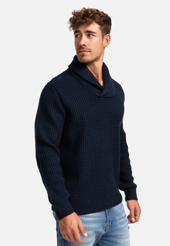 INDICODE JEANS Trui ' Brockly ' in Blauw