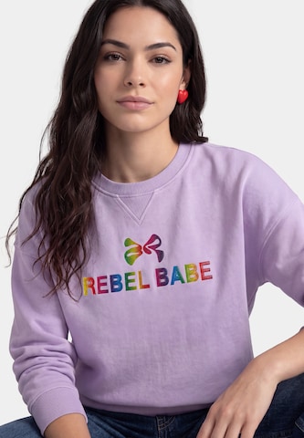 MYMO - Sweatshirt em roxo