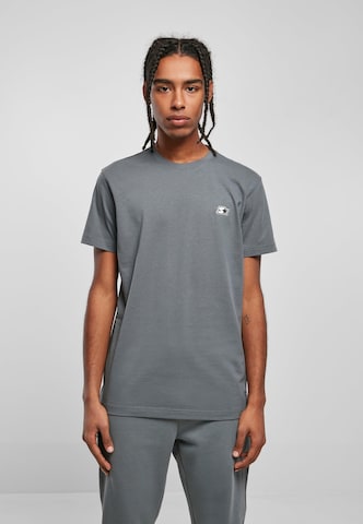 T-Shirt 'Essential' Starter Black Label en gris : devant