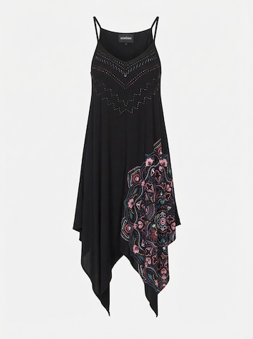 KOROSHI Jurk in Zwart: voorkant