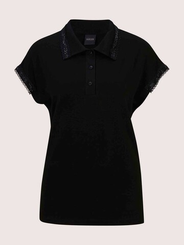 T-shirt MADELEINE en noir : devant