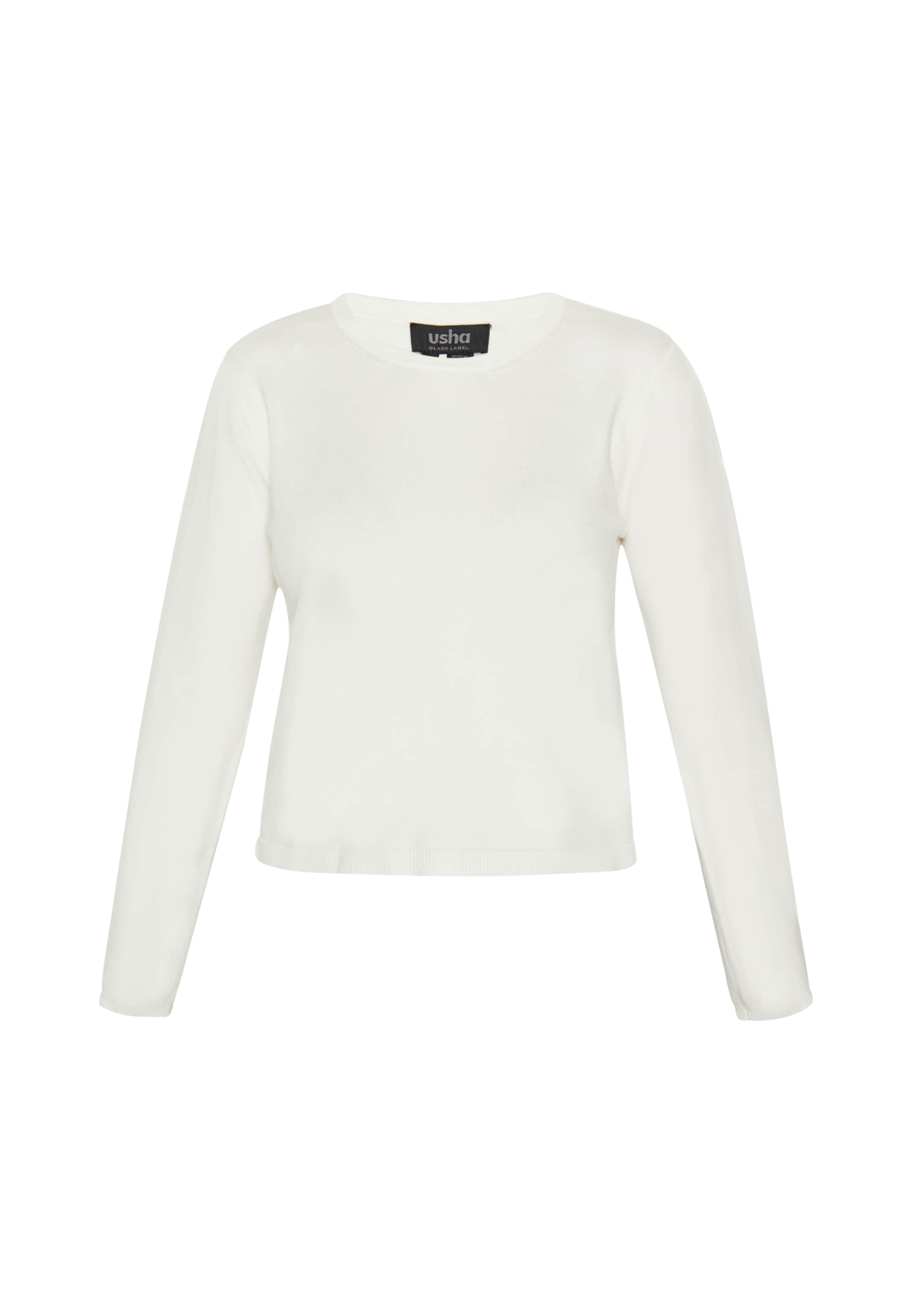 usha BLACK LABEL Pullover in Weiß: Vorderseite