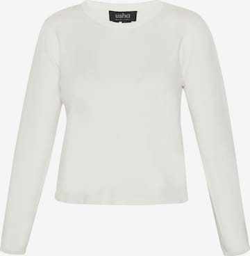 Pullover di usha BLACK LABEL in bianco: frontale