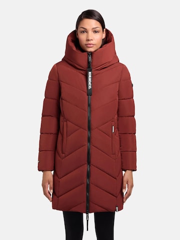 Manteau d’hiver 'Darka2-YM' khujo en rouge : devant