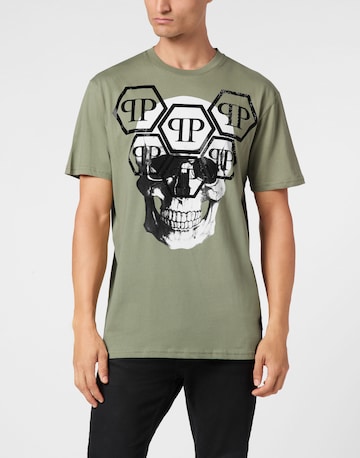 Philipp Plein - Camiseta 'Skull' en verde