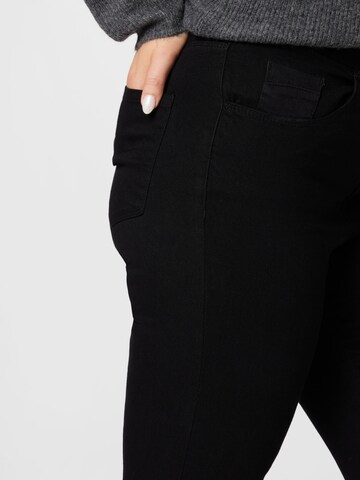 Dorothy Perkins Curve Regular Jeans 'Ellis' in Zwart