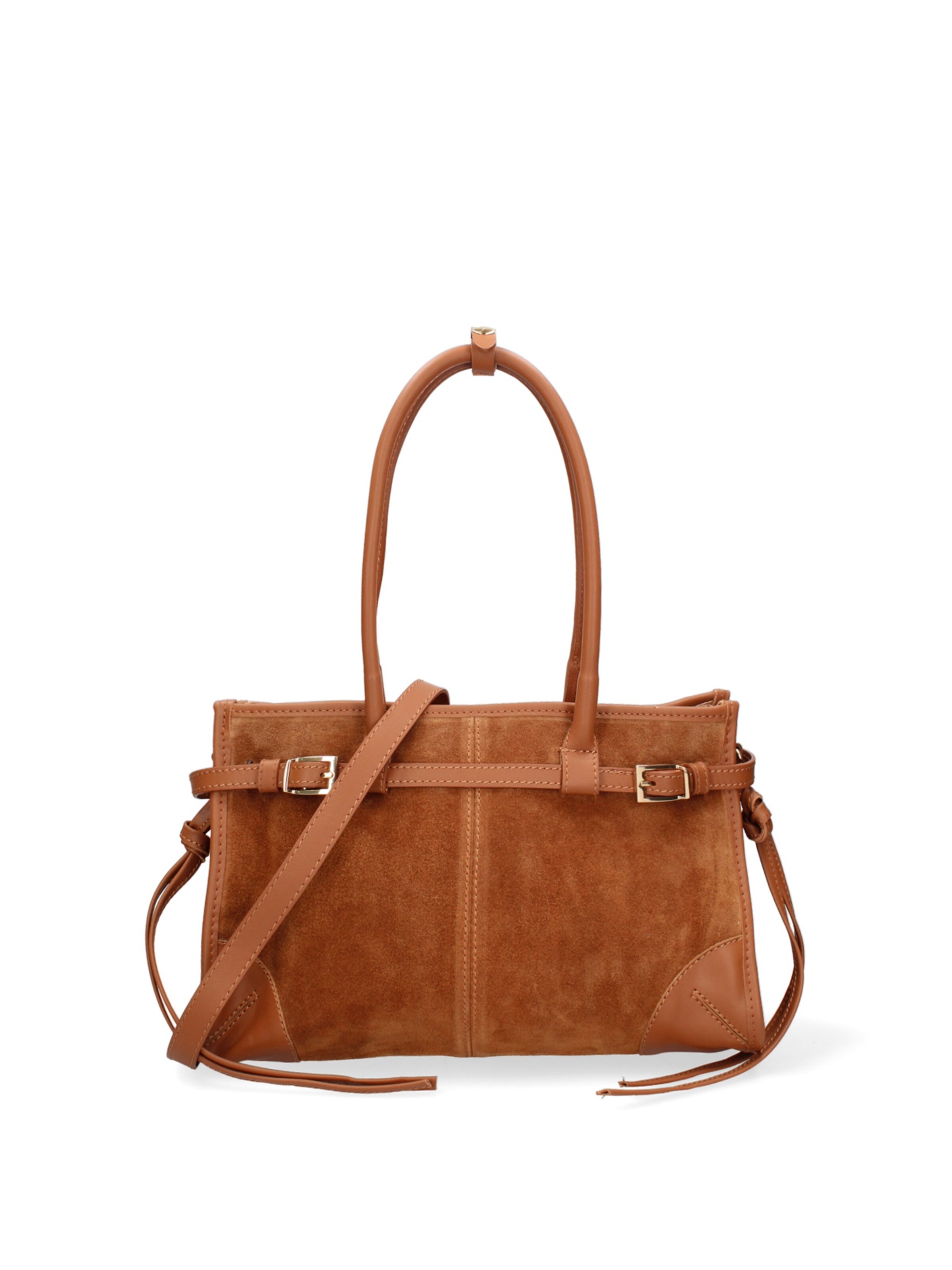 Gave Lux Schoudertas 'Novara Ultra' in Bruin: voorkant