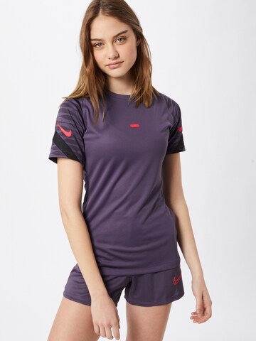 T-shirt fonctionnel 'Strike 21' NIKE en violet : devant
