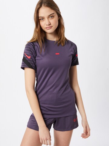 NIKE Funktionsshirt 'Strike 21' in Lila: predná strana