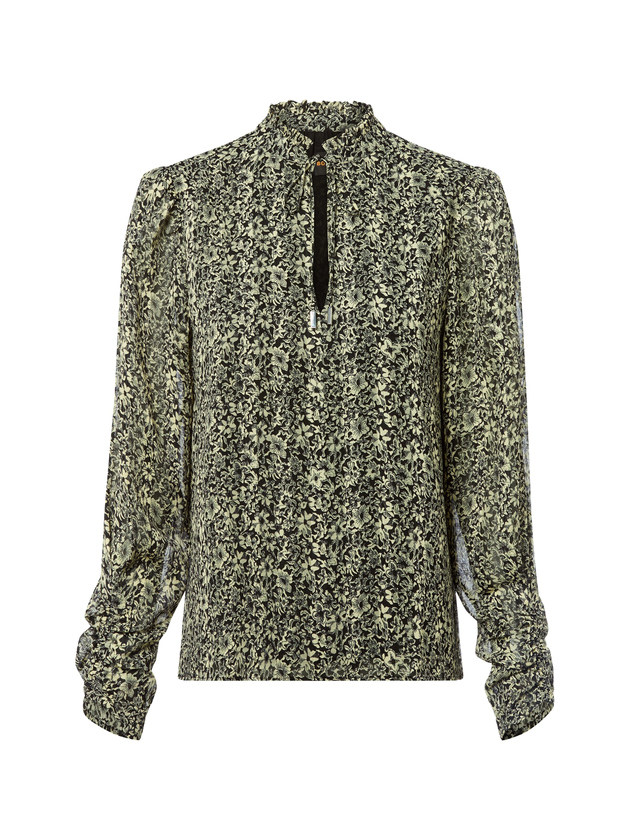 BOSS Bluse in Schwarz: Vorderseite