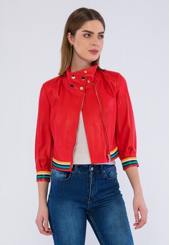 Giorgio di Mare Between-Season Jacket in Red