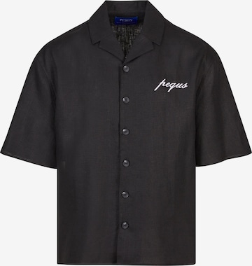 melns Pequs Komforta piegriezums Krekls: no priekšpuses