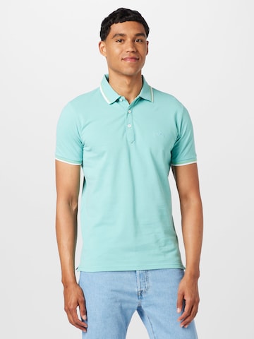 Lindbergh - Camisa em azul: frente