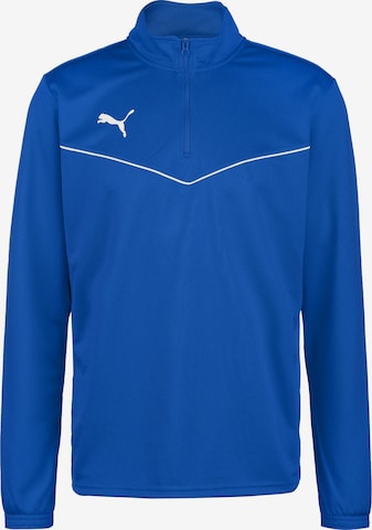 Sweat de sport 'TeamRise' PUMA en bleu : devant