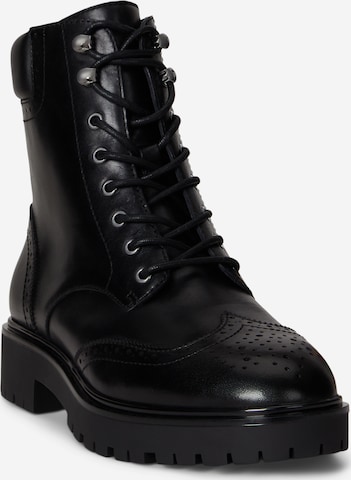 Bottines à lacets 'ALYSN' Lauren Ralph Lauren en noir : devant