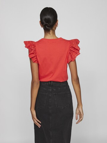 VILA T-Shirt 'VIRedda' in Rot