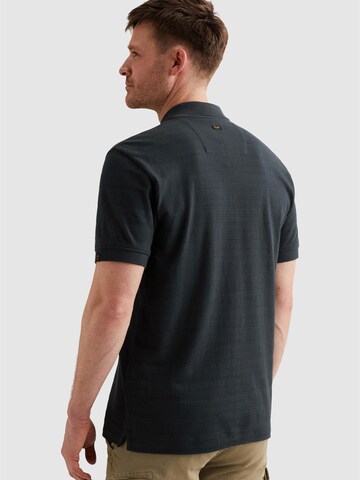 Maglietta 'Polo shirt in jersey with stripe pattern' di PME Legend in blu