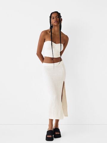 Jupe Bershka en beige