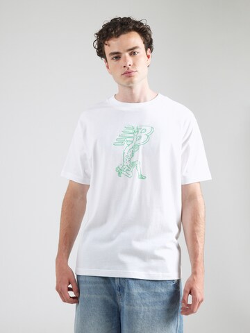 new balance Shirt in White: front