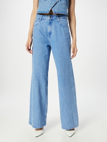 Blanche Wide leg Jeans in Blue: front