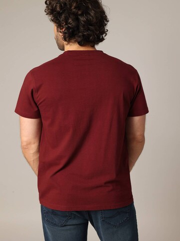 T-Shirt 'MOTORBIKE' Deeluxe en rouge