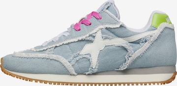 W6YZ Sneaker low 'SAMOA-UNI.' in Blau: Vorderseite