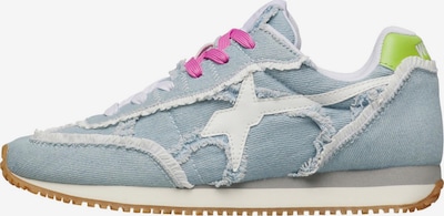 W6YZ Baskets basses 'SAMOA-UNI.' en 37 en bleu clair, Vue avec produit