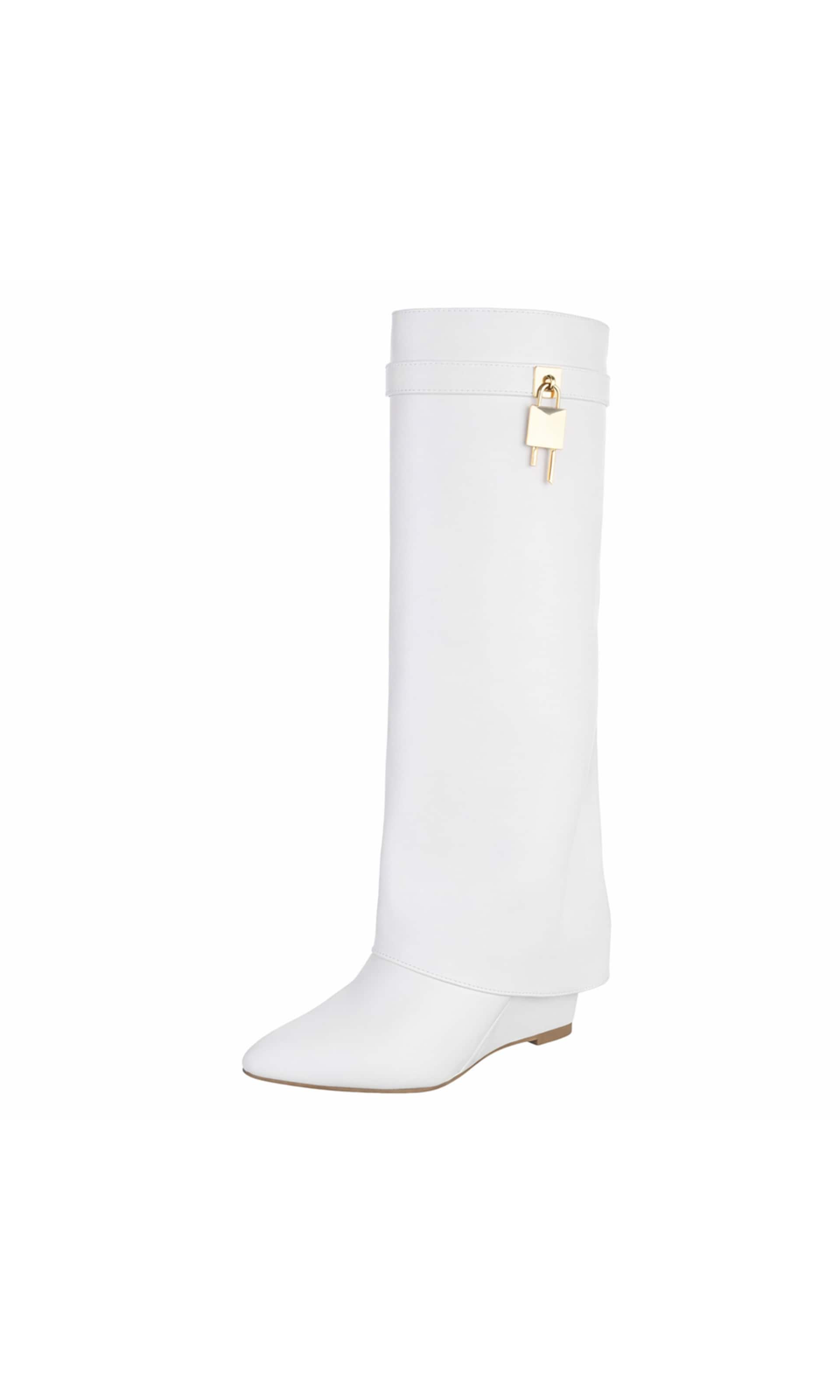 Ital-Design Boots in White: front