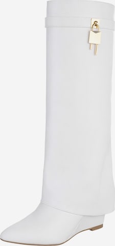 Ital-Design Boots in White: front