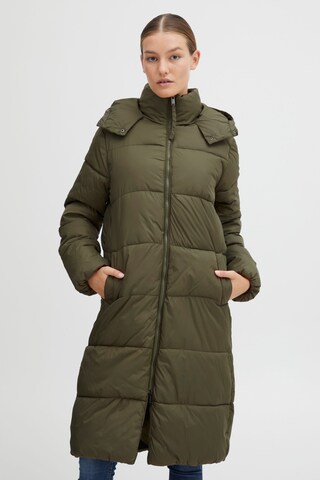 Manteau d’hiver Oxmo en vert : devant