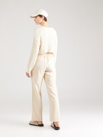 mbym Wide leg Broek 'Phillipa' in Beige