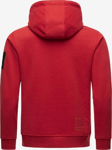 STONE HARBOUR Sweatshirt 'Ty Trey' in Rood