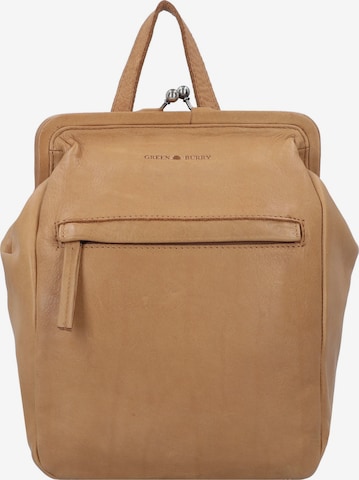 GREENBURRY Rucksack 'Vintage' in Braun: Vorderseite