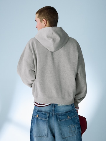 Bershka Mikina – šedá