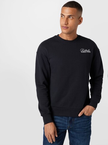 JACK & JONES Sweatshirt 'VIRTUEL' in Schwarz: predná strana