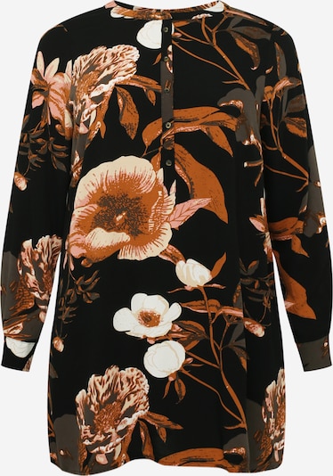 Zizzi Tunic in Caramel / Mocha / Black / White, Item view