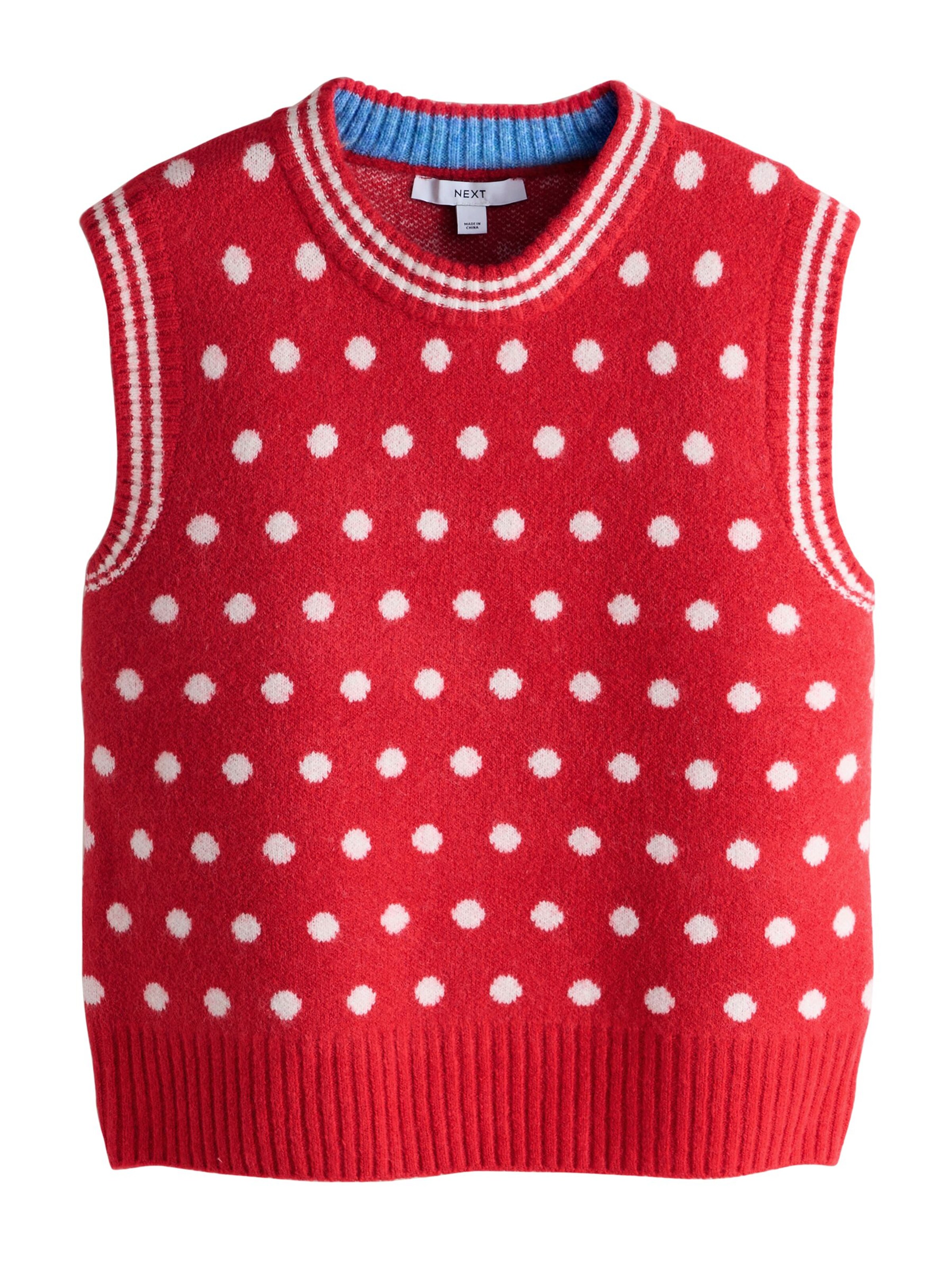 Next Свитер в Красный: спереди