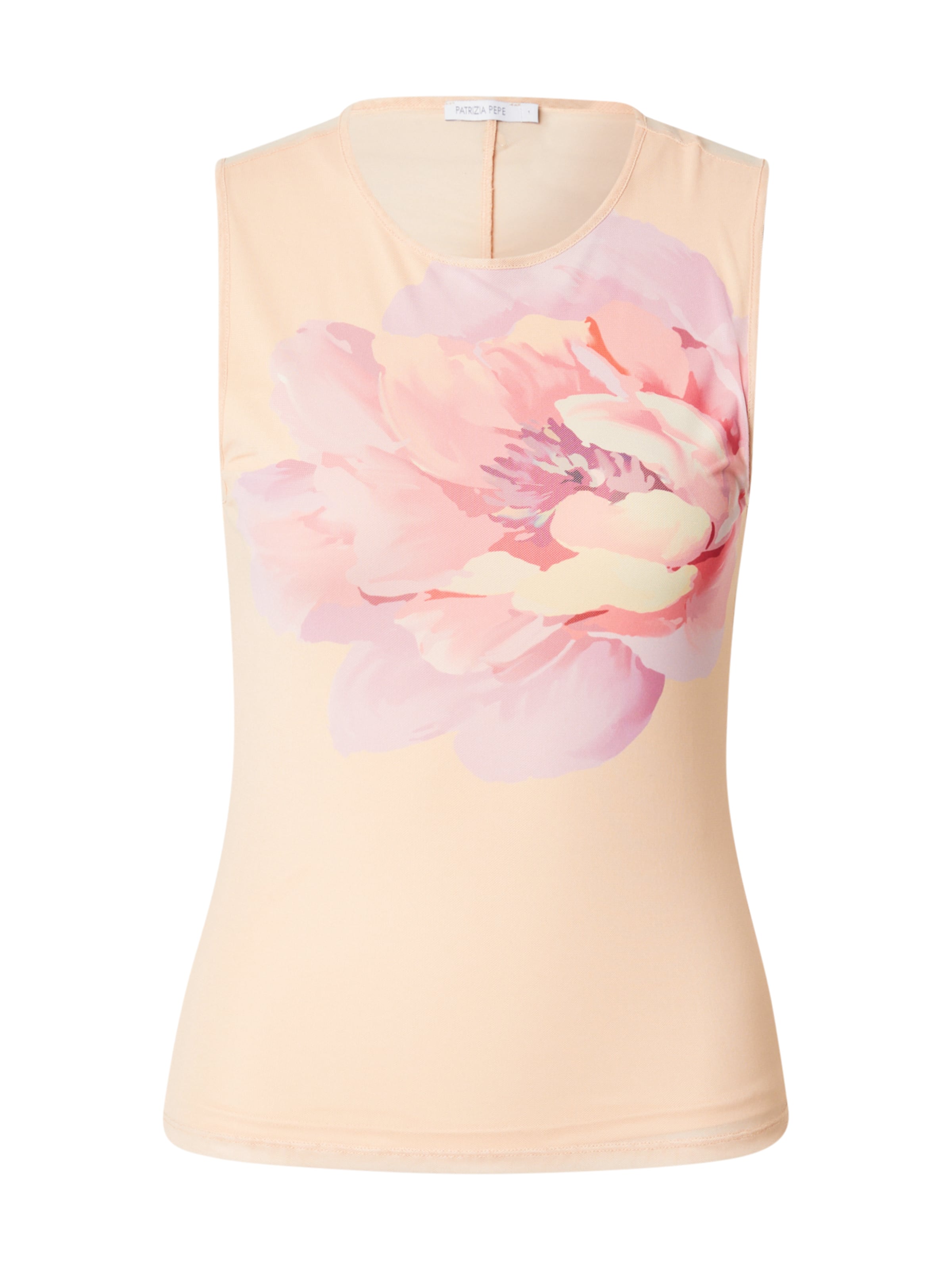 PATRIZIA PEPE Top 'MAGLIA' - Béžová: predná strana