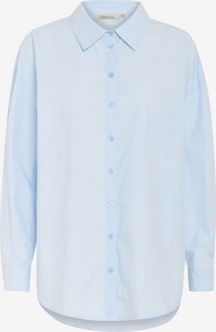 My Essential Wardrobe Bluse i blå: forside