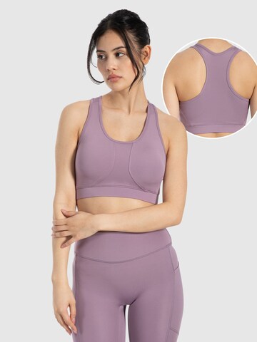 Smilodox Sports top ' Candace ' in Purple: front
