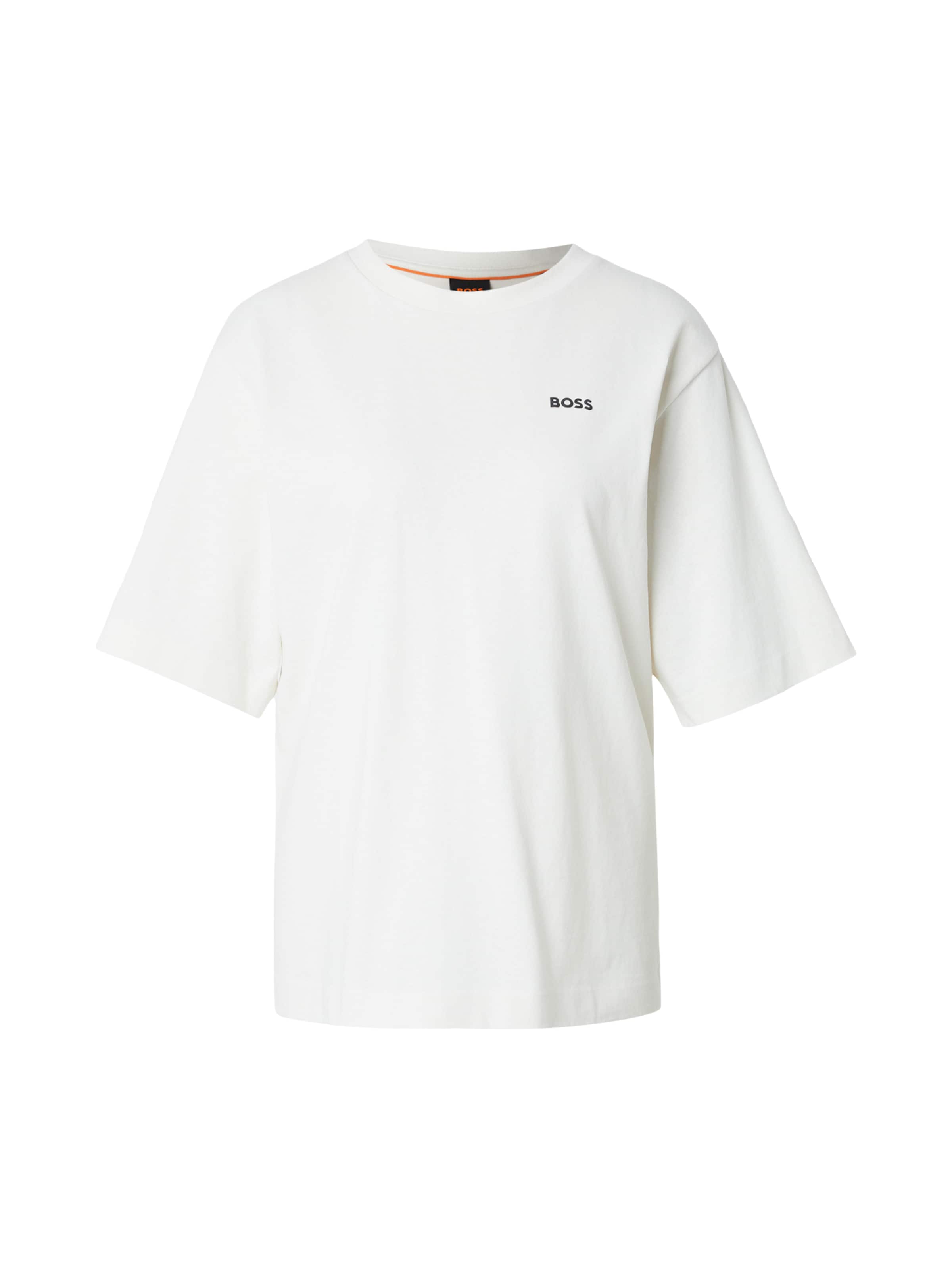T-shirt BOSS en blanc : devant