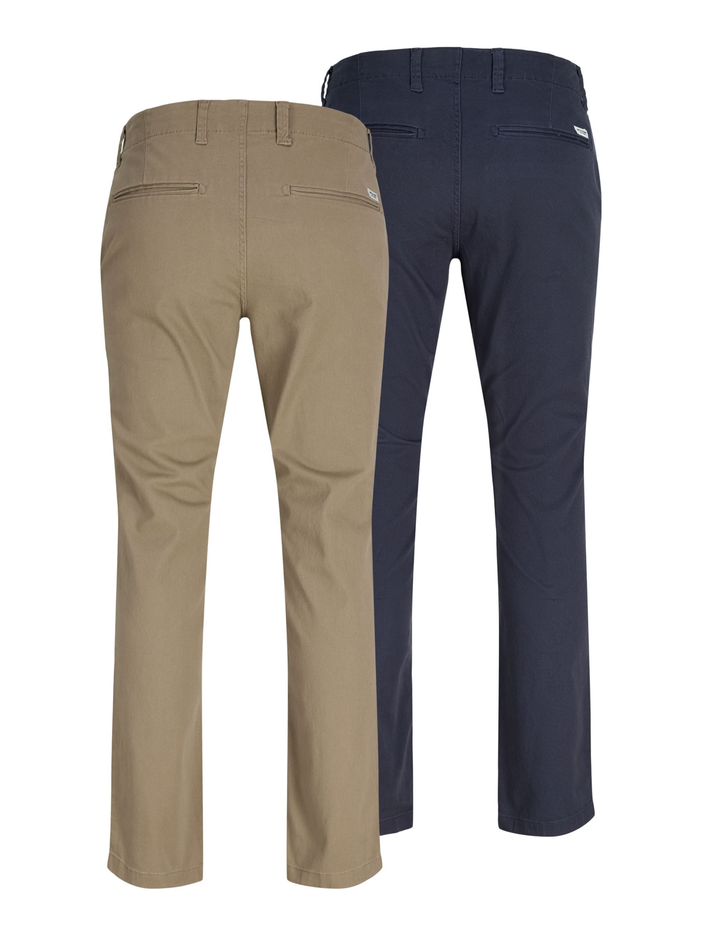 JACK & JONES Slimfit Lærredsbukser i blå