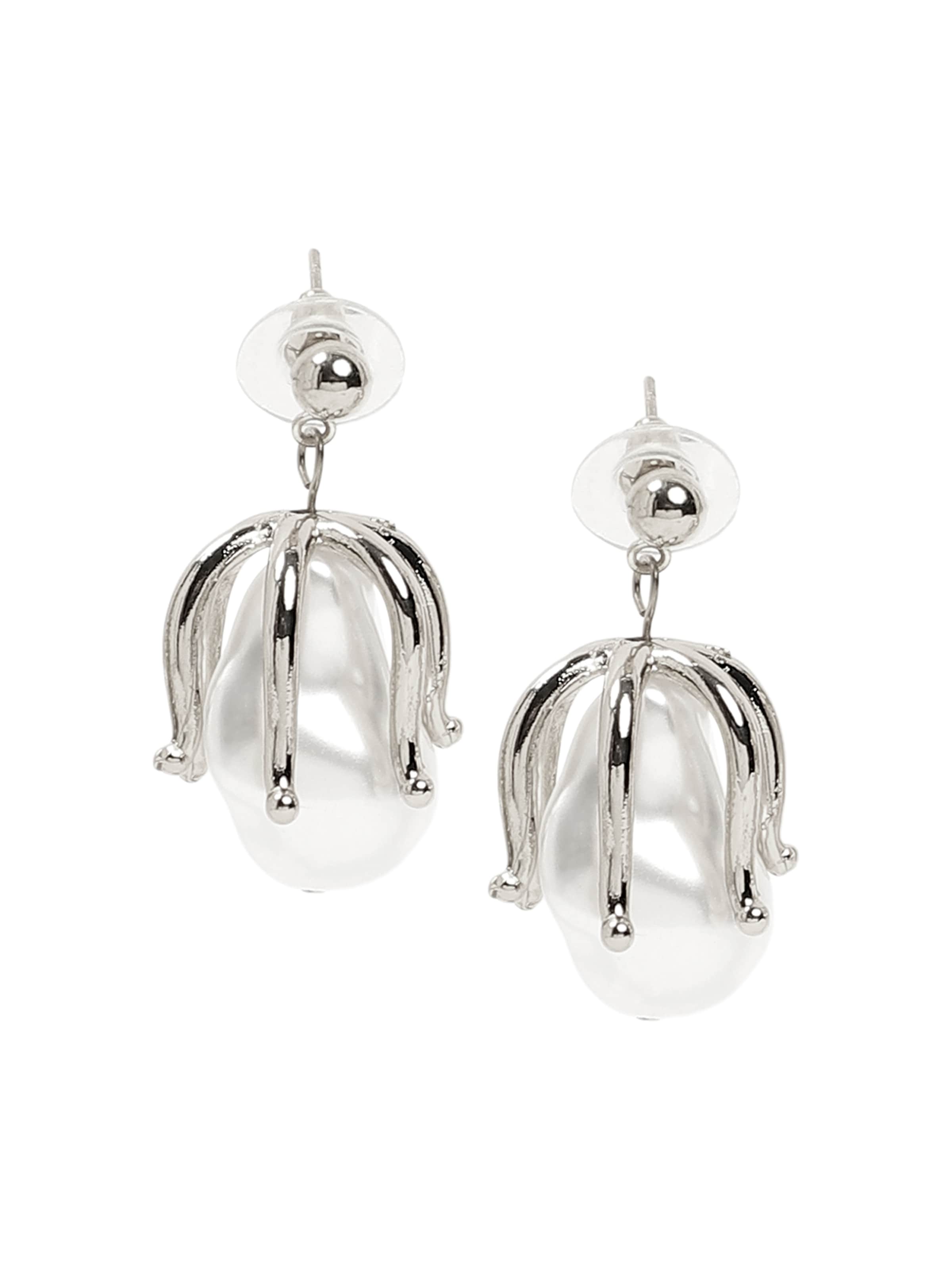 Cercei 'Melissa' de la SOHI pe argintiu: față