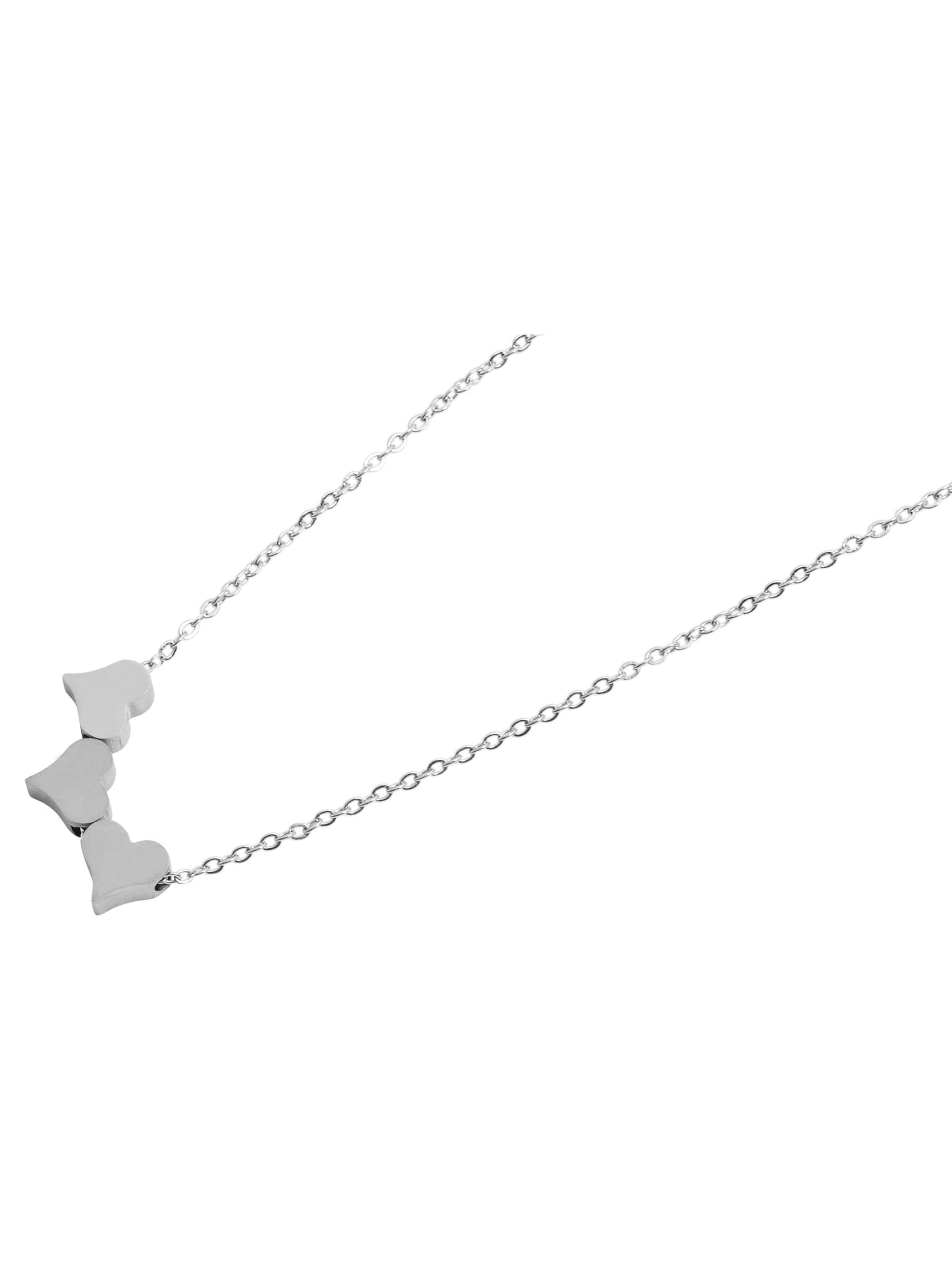Akzent Jewelry Set 'Edelstahl silber' in Silver