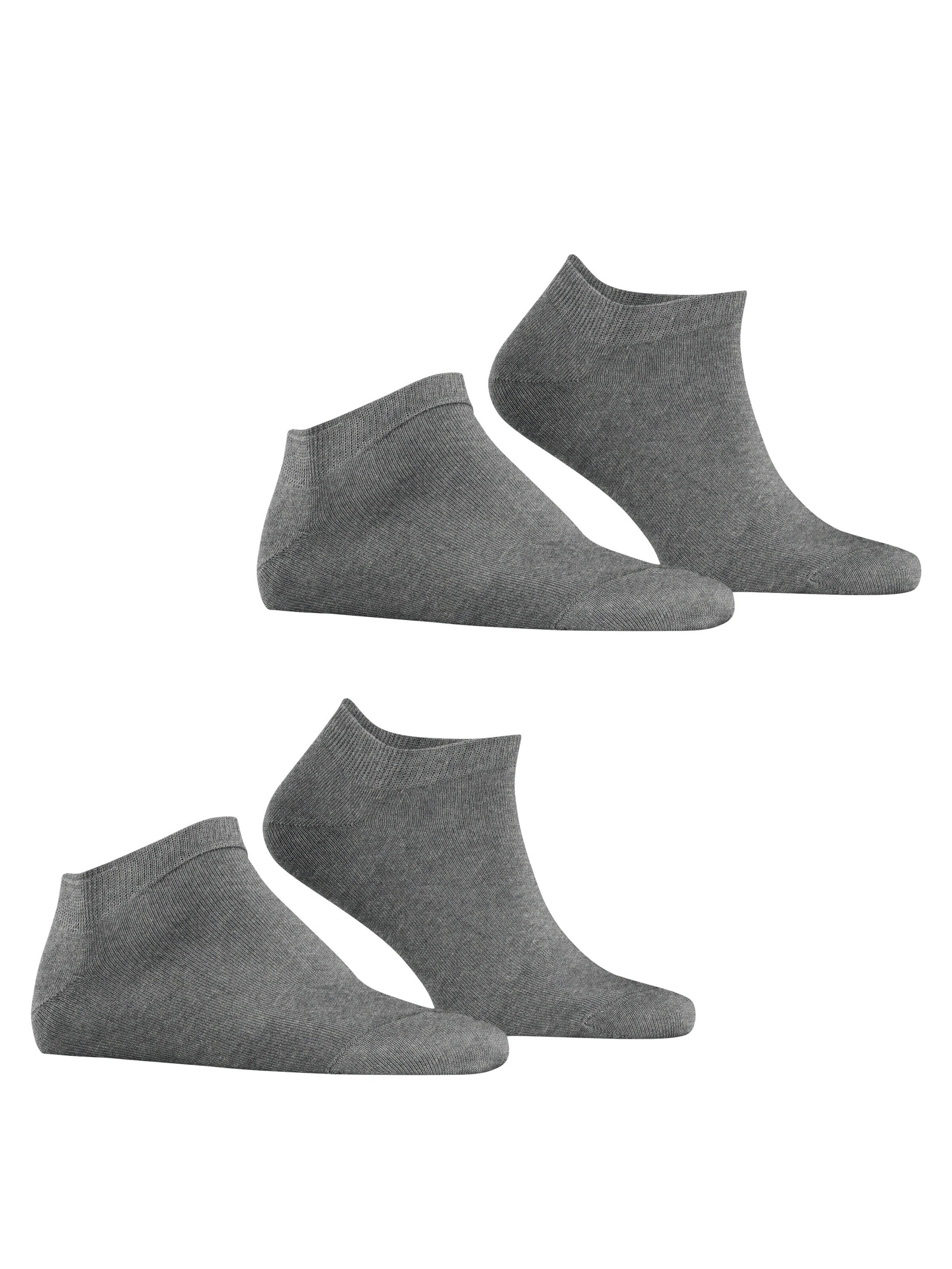 ESPRIT Ankle Socks 'Basic Uni 2-Pack' in Grey