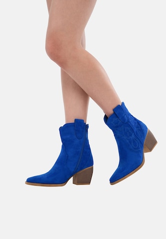 Elara Cowboylaarzen in Blauw